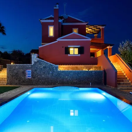 Villa Deluxe Rose With Private Pool Dassia (Corfu)